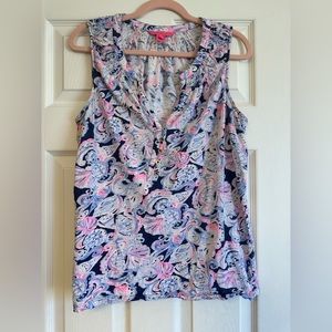 Lilly Pulitzer sleeveless top. Sz large